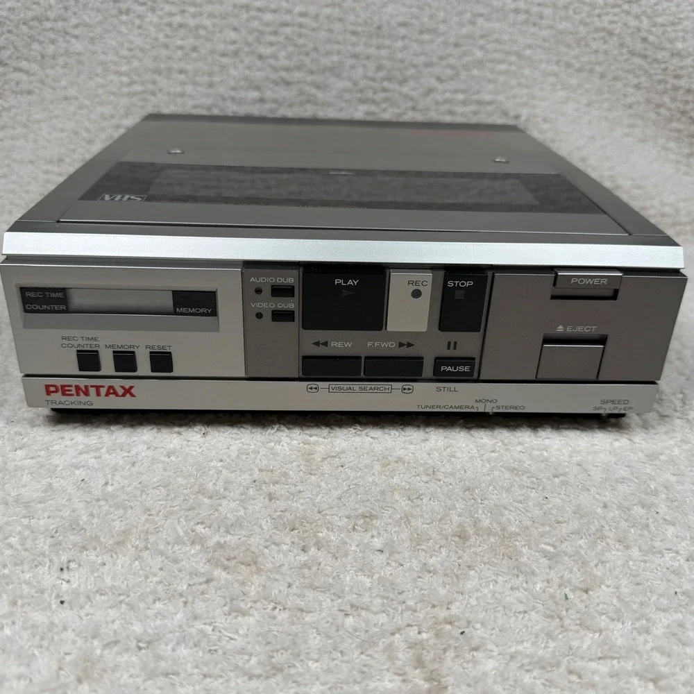 Pentax VHS Recorder,Tuner, Video Camera Lot PV-U1000A PV-R100A PC-K030A Untested